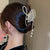 Dazzling Rhinestone Tassel Hair Claw Clips For Women