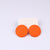 Flat Matte Round Everyday Earrings