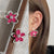 Everything is Pink Geometric Statement Earring Collection