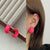 Everything is Pink Geometric Statement Earring Collection