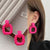 Everything is Pink Geometric Statement Earring Collection