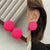 Everything is Pink Geometric Statement Earring Collection