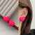 Everything is Pink Geometric Statement Earring Collection