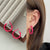 Everything is Pink Geometric Statement Earring Collection