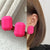 Everything is Pink Geometric Statement Earring Collection