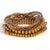 Stainless Steel Elastic Beaded Chain Bracelets