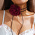 Romantic Gothic Rose Flower Collar Necklace Collection