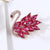 Women's Delicate Rhinestone Bejeweled Swan Brooch Pin