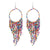 Bohemian Multicolor Beads Tassel Earrings for Women