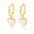 Zirconia Butterfly Mini Hoop Stainless Steel Earring Collection