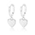 Zirconia Butterfly Mini Hoop Stainless Steel Earring Collection