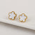 Lucky Five-Petal Flower Shaped Earrings