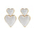 Lovely Double Heart Shaped Earrings