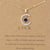 Magical Moon and Star Personalized Birth Stone Necklaces
