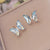 Exquisite Lace Butterfly Stud Earrings for Women