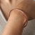 Round Minimalist Stainless Steel Bracelet For Women
