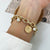 Multi-layer Thick Gold Plated Chain Bracelets