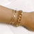 Multi-layer Thick Gold Plated Chain Bracelets