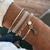 Multi-layer Thick Gold Plated Chain Bracelets