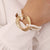 Multi-layer Thick Gold Plated Chain Bracelets