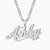 Personalized Stainless Steel Gold Plated Name Necklace