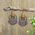 Vintage Bohemian Ethnic Wooden Drop Dangle Earrings