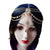 Rhinestone Bejeweled Bohemian Goddess Head Chain Tiara Jewelry