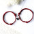 2 Pcs Magnetic Attraction Heart-Shaped Couple Matching Bracelets