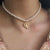 Pearl Decor Choker Necklace for Women