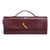 Snakeskin Pattern Top-Handle Long Purse Evening Handbag