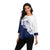 Casual Oversized Summer Sheer 3/4 Sleeve Floral Plus Size Blouses