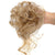 Messy and Curly Hair Bun Scrunchie Extensions