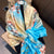 Deluxe Silk Floral Print Shawl Scarf Collection