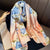 Deluxe Silk Floral Print Shawl Scarf Collection