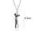 Couple Hugging Pendant Necklace