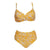 Plus-Size Criss-cross Top Two-Piece Swimwear Collection