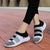 Slip-on Mesh Fabric Ergonomic Outdoor Sneakers for Women