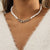 Bohemian Summer Seashells and Pearls Studded Chain Necklaces
