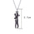 Couple Hugging Pendant Necklace