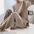 2Pcs Soft Knitted Sweater and High-Waisted Loose Pants Tracksuit Set