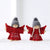 2Pcs Whimsical Angel Dolls Christmas Ornaments Set