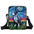 3D Colorful Abstract Dog Art Cross Body Messenger Bags