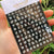 3D Holographic Alphabets and Numbers Self-adhesive Nail Art Decal Stickers