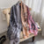 Chic and Luxurious Abstract Printed Scarf and Shawl Collection