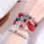 4Pcs Bohemian Tassel Beads Charm Bracelets Set