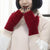 Soft Knitted Fingerless Mink Fur Winter Gloves