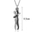 Couple Hugging Pendant Necklace