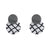 Sophisticated Polka Dots Black and White Statement Earring Collection