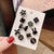 Cute Pearl and Rhinestones Enamel Brooch Pins Jewelry Sets