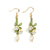 Elegant White Flowers Bell Orchids Pearl Jewelry Collection